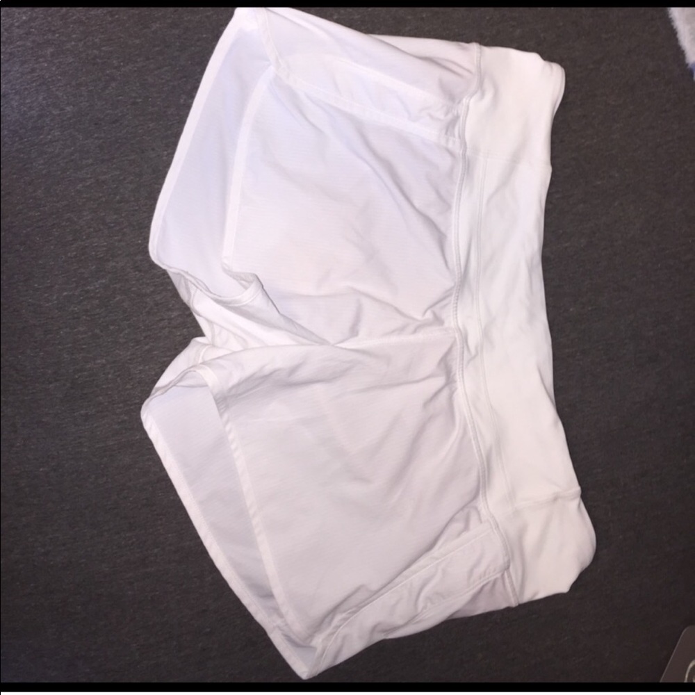 Lululemon white shorts